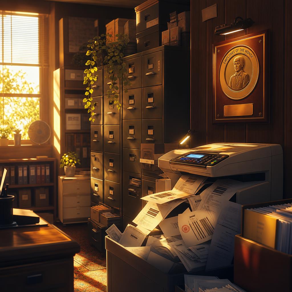 The Happiest Filing Clerk