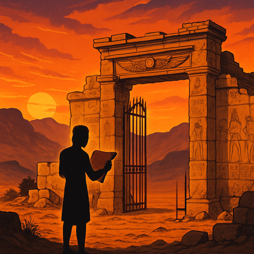 Arrival at Sunset