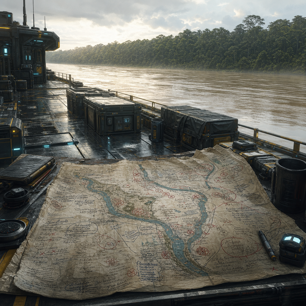 The River Made Her Its Cartographer