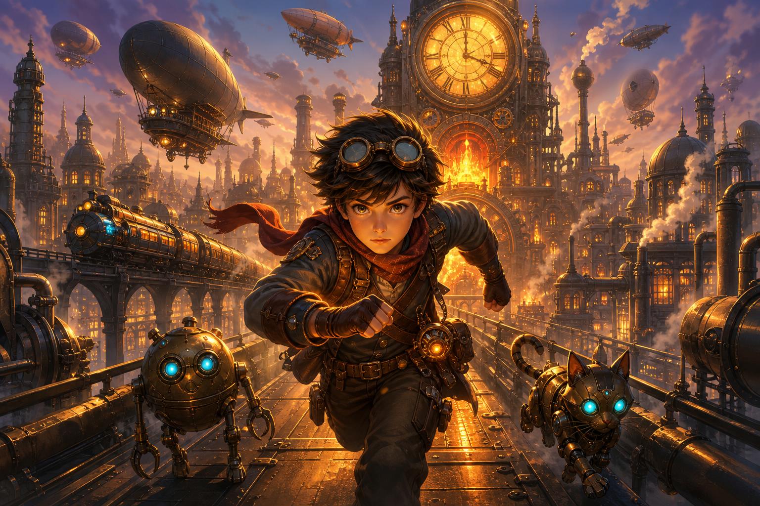 The Last Ember of Cogsworth City
