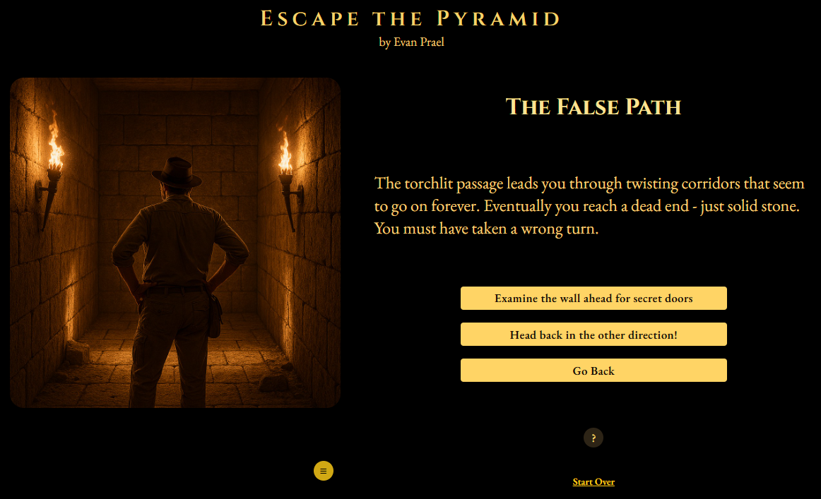 Screenshot: side-by-side comparison of two different themes on the play page